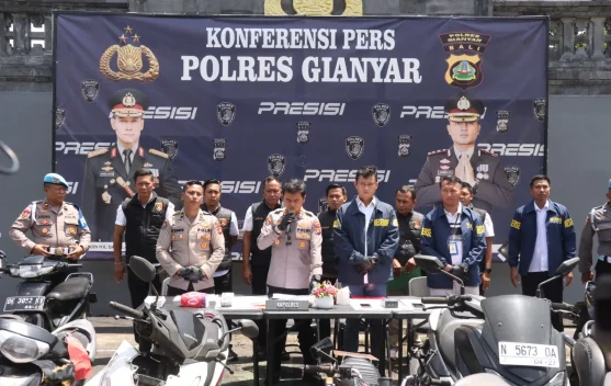 Polres Gianyar Ungkap 61 Kasus Kriminal dalam Operasi Sikat Agung 2026