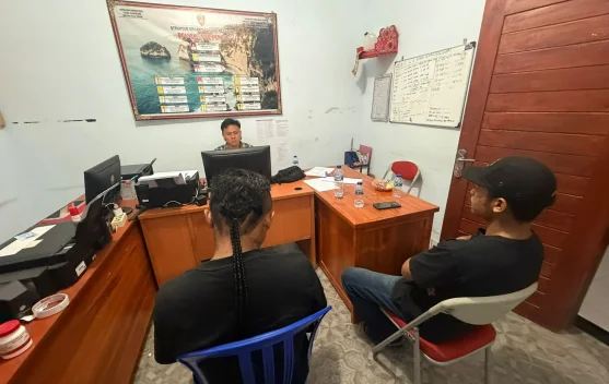 Tim Jalak Polsek Nusa Penida Telusuri Postingan Meresahkan