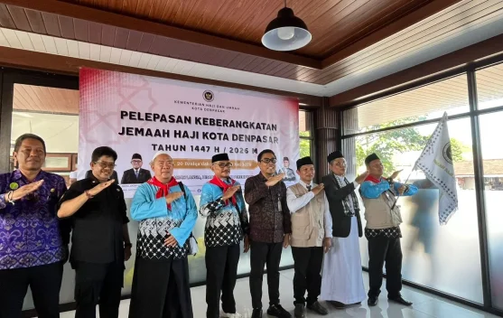 Sebanyak 261 Jemaah Haji Kota Denpasar Telah Diberangkatkan