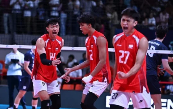 Timnas Indonesia Ukir Sejarah Juara di Ajang AVC Men's Volleyball Cup