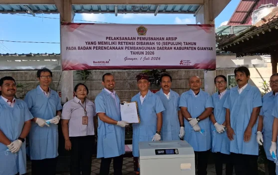 Bappeda Gianyar Musnahkan Ribuan Arsip, Wujudkan Kearsipan yang Akuntabel