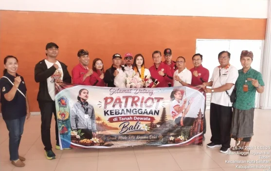Desak Rita Menikmati Libur di Bali sebelum ke Asian Games Jepang