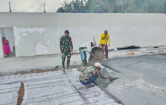 Babinsa Dukung Program Strategis Nasional Percepat Pembangunan KDMP