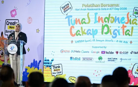 Menkomdigi Resmikan Deklarasi Sekolah Cakap  Digital Ramah Anak
