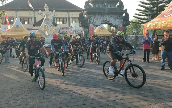 Danramil Kerambitan Dorong Semangat Sehat dan Kebersamaan