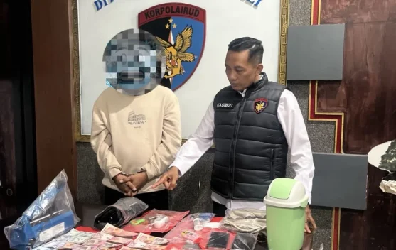 Polairud Polda Bali Amankan Pengedar Narkotika di Pemogan