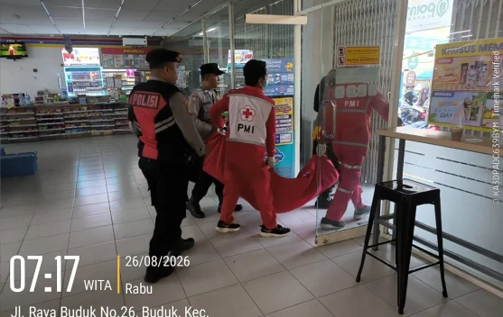 Diduga Terlilit Pinjol, Pria 26 Tahun Ditemukan Meninggal di Indomaret Buduk