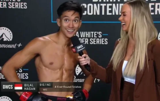 Fighter Indonesia Bilal Hasan Debut Manis di UFC