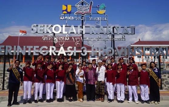 PIK Remaja Diresmikan di Sekolah Rakyat Karangasem