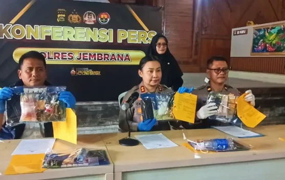 Seratus Gram Lebih Sabu Disita, Polres Jembrana Selamatkan Ribuan Orang