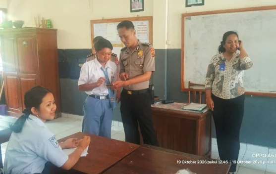Cegah Judol dan Penipuan, Polres Jembrana Edukasi Pelajar SMA - RRI.co.id