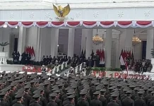 Presiden Prabowo Resmi Melantik 1.177 Perwira Remaja TNI-Polri