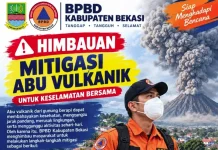 BPBD Bekasi Ingatkan Warga Waspadai Abu Vulkanik Krakatau