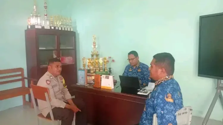 Bhabinkamtibmas Sambangi SMK Jerebuu, Perkuat Sinergi Pendidikan