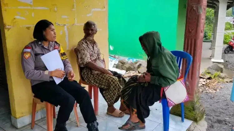 Bhabinkamtibmas Ngoranale Intensifkan Sambang dan Patroli Preventif