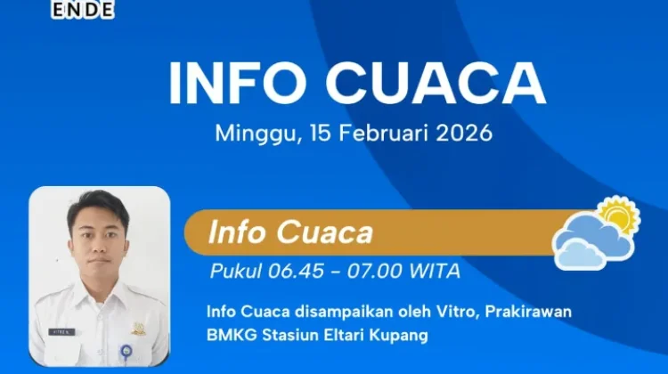 BMKG Prakirakan Hujan Petir Melanda Sejumlah Wilayah NTT
