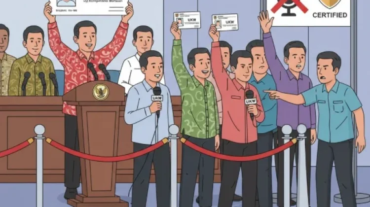 Belum Uji Kompetensi, Wartawan Terancam Dibatasi Wawancara