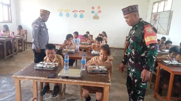 Program MBG Diluncurkan di SDK Langke Majok