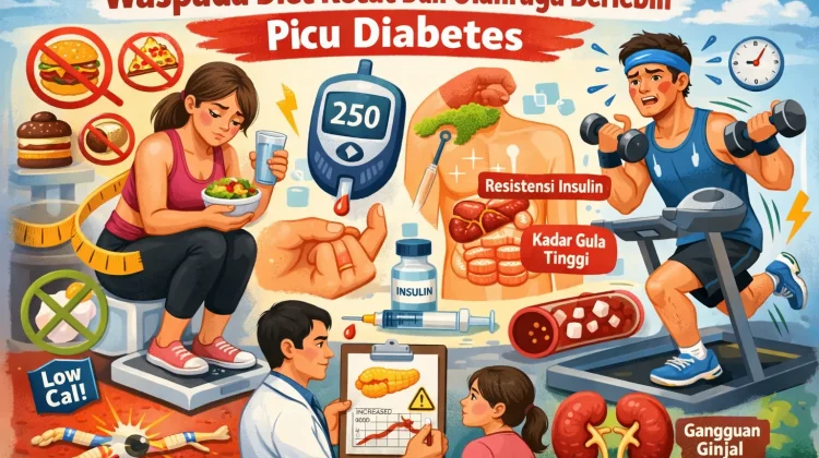 Diet Ekstrem Tingkatkan Risiko Gangguan Metabolik