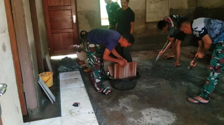 TMMD Renovasi PAUD St Theresia Sikka