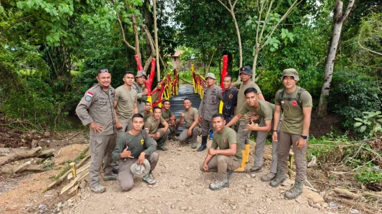 Rampung 9 Hari, Jembatan Mbarata Kini Lebih Aman dan Nyaman Dilintasi