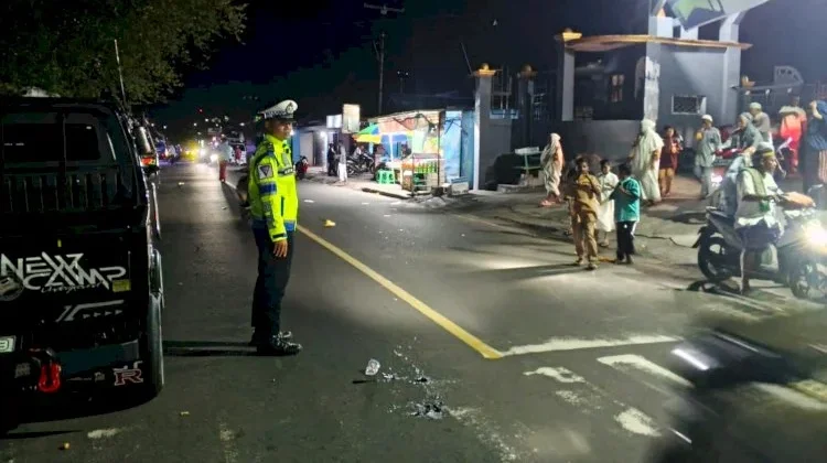 Satlantas Polres Flotim Amankan Lalu Lintas Sholat Tarawih