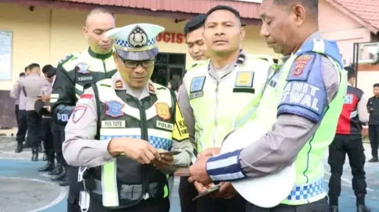 Propam Polres Ngada Gelar Gaktiplin Tingkatkan Disiplin Personel