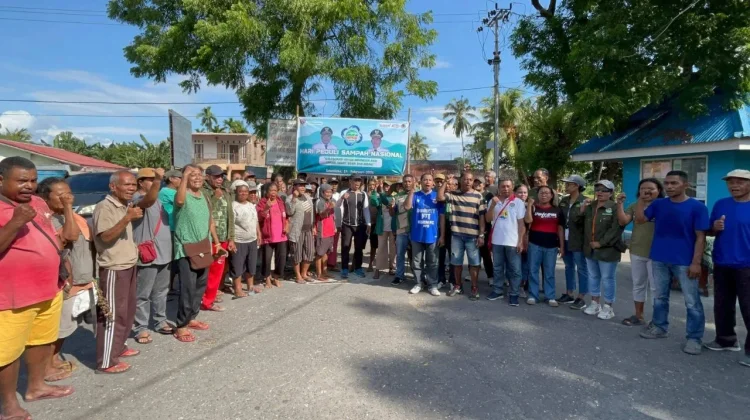 Warga Lewoleba Barat Deklarasi Anti Sampah di Terminal Waikomo