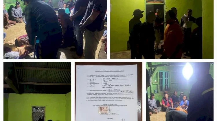 Polres Manggarai Olah TKP Kasus Warga Gantung Diri