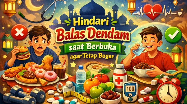 Hindari Balas Dendam saat Berbuka agar Tetap Bugar