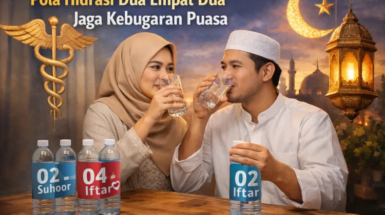 Pola Hidrasi Dua-Empat-Dua untuk Jaga Kebugaran saat Puasa