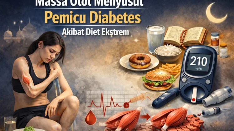 Massa Otot Menyusut Pemicu Diabetes akibat Diet Ekstrem