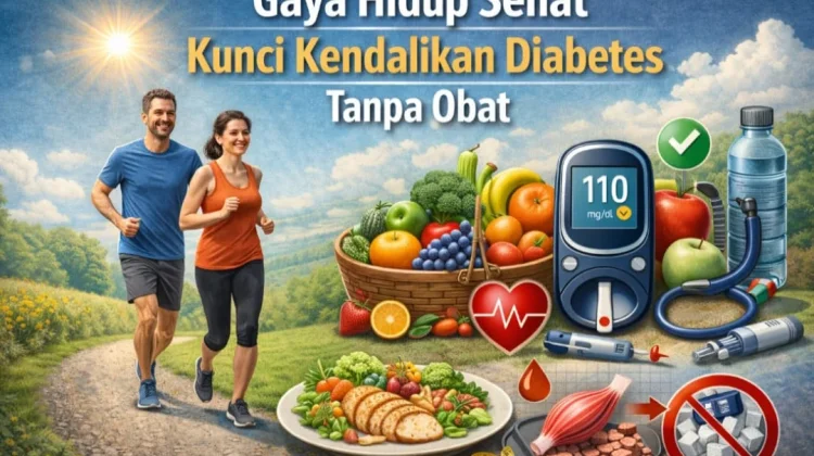 Gaya Hidup Sehat Kunci Kendalikan Diabetes tanpa Obat