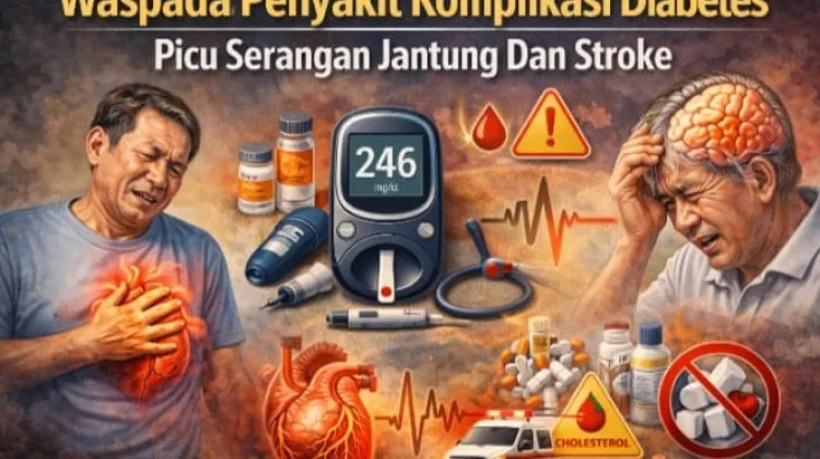Waspada Penyakit Komplikasi Diabetes Picu Serangan Jantung dan Stroke