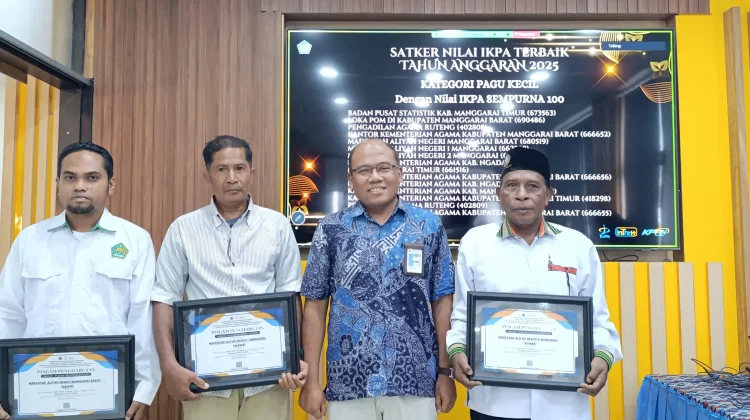 Dua Sekolah Madrasah di Manggarai Sabet Nilai IKPA Terbaik