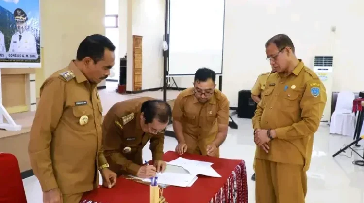 Bupati Nagekeo Teken Pakta Integritas dan Perjanjian Kinerja