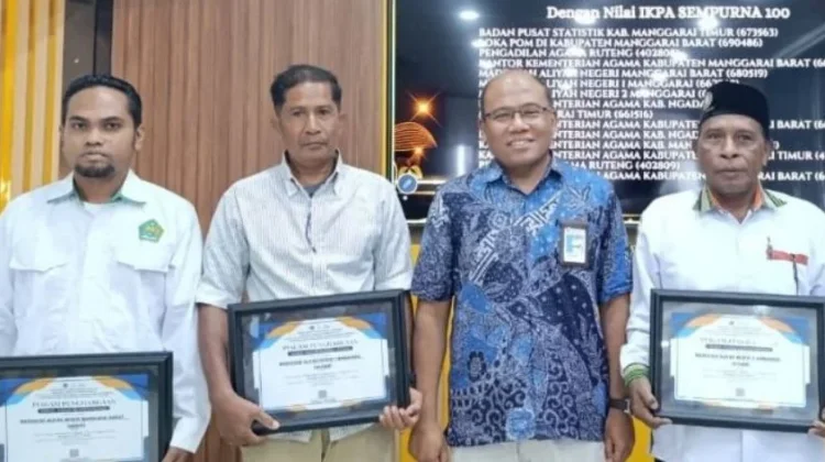 Empat Kali Berturut-turut, MAN 2 Manggarai Raih IKPA Terbaik