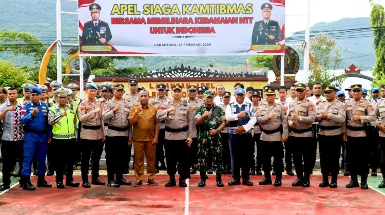 Polres Flotim Perkuat Sinergi Jaga Kamtibmas Selama Pelaksanaan Ibadah Puasa