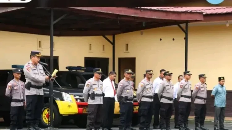 Polres Ngada Gelar Apel Siaga Kamtibmas di Mapolres