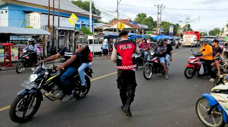 Polres Flores Timur Intensifkan Pengamanan Sore Ramadan di Larantuka
