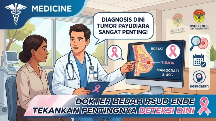 Dokter Bedah RSUD Ende Tekankan Diagnosis Dini Tumor Payudara