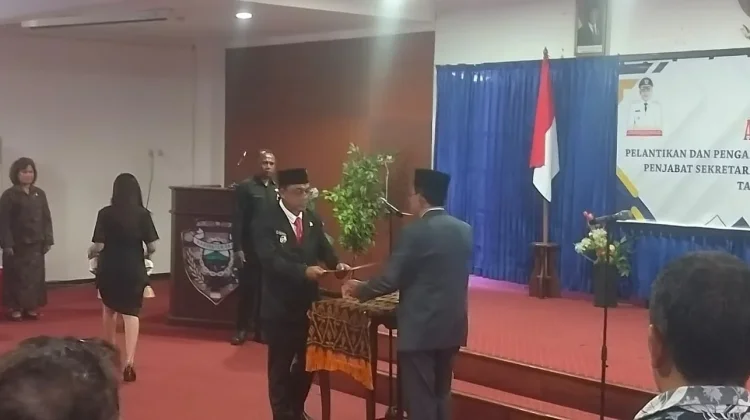 Geby Dala Dilantik Penjabat Sekda Ende