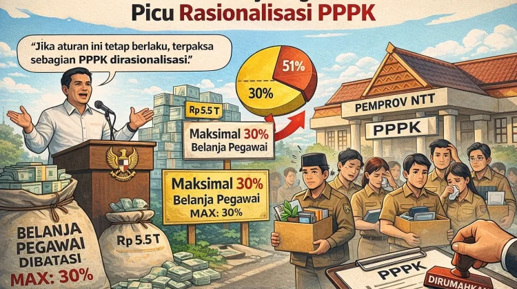 Gubernur: Aturan Pembatasan Belanja Pegawai Maksimal 30% Picu Rasionalisasi PPPK