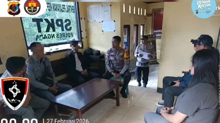 Pamapta II Polres Ngada Mediasi Kasus Penganiayaan
