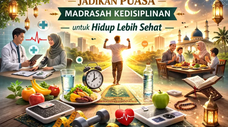 Jadikan Puasa Madrasah Kedisiplinan untuk Hidup Lebih Sehat