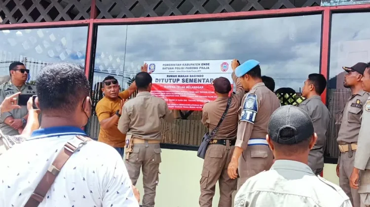 Tiga Rumah Makan Ende Disegel Pajak