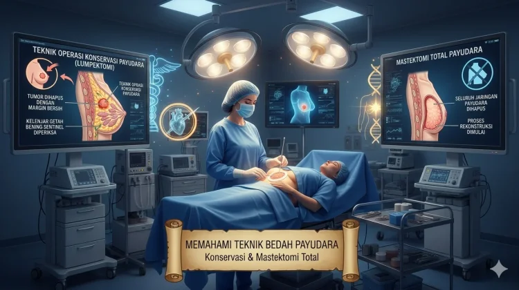 Mengenal Teknik Operasi Konservasi dan Mastektomi Total Payudara