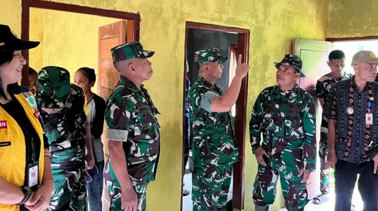 Tim Wasev Mabes TNI AD Tinjau Renovasi PAUD