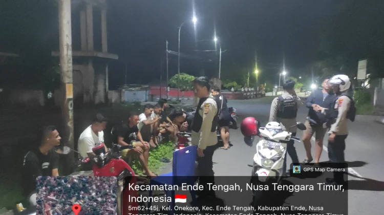 Patroli Sahur Polres Ende Jaga Kamtibmas Ramadan Tetap Kondusif