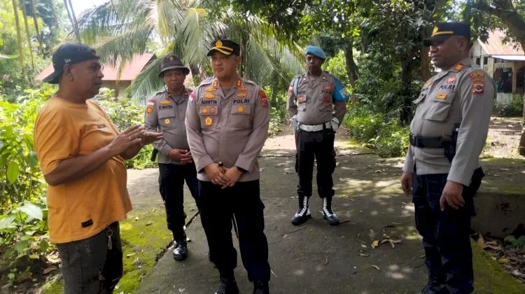 Kapolres Flores Timur Tinjau Lokasi Pasca Bentrok Warga Adonara Timur